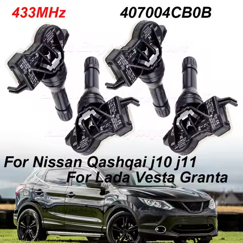 1/4PCS 407004CB0B For Nissan Qashqai j10 j11 X Trail NV200 Leaf Juke Note For Lada Vesta Granta Tire