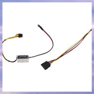 (JMTI) High Power 300W 12V DC5.5X2.5MM Input DC-ATX PSU ATX Switch Mining PSU 24Pin MINI ITX DC ATX