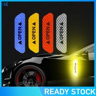 【Ready Stock】1pc Car Reflectante Reflector Sticker Car BodyHigh Reflective Exterior Auto Accessories Reflective Tape Reflex Warning