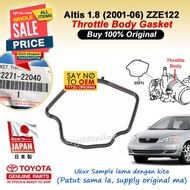 Altis 1.6/1.8 (2001-06) Throttle Body Gasket 22271-0D030 22271-22040 22271-22070 ZZE121 ZZE122 TOYOT