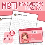 (PDF) handwriting practice book latihan tulisan cantik (mbti - esfj)