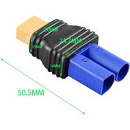 XT60 Female to EC5 Male Connector,2 pcs XT60-EC5 Injection Molded Connectors Adapter,RC Battery Adap