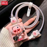 CHARGER CABLE PROTECTOR, Phone CHARGER CUTE VERSION FOR 18W-20W FAST CHARGER Silicon Usb Phone Acces