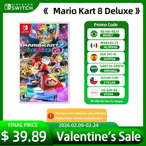 Mario Kart 8 Deluxe - Nintendo Switch Game Deals Support 13 Languages TV Tabletop Handheld for Switc