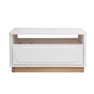 Koncept Furniture โต๊ะกลาง KC-PLAY รุ่น NORDIS-CF80 สีขาว-ลินเบิร์ก (80x40x40 ซม.)