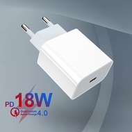 Quick Charge PD Charger USB C Charger PD 18W USB Type C Fast Charger Cable for Phone Laptop Charger