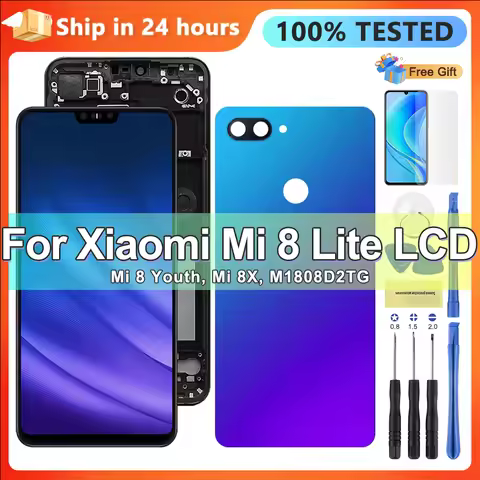 High Quality Mi 8 Lite Screen Replacement, for Xiaomi Mi 8 Youth LCD Display Mi 8X M1808D2TG Touch S