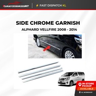Toyota Alphard Vellfire anh20 2008-2014 Door Panel Liner side chrome garnish accessories