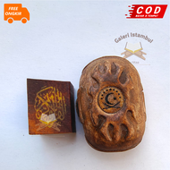 ALQURAN MINI TINTA EMAS BOX OVAL ANTIK