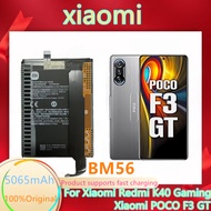 Orginal New 5065mAh BM56 Battery For Xiaomi Redmi K40 Gaming / POCO F3 GT Batteries+Tools