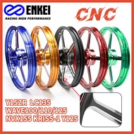 ENKEI FG505 CNC SPORT RIM PNP WITH BEARIN LC 135 4S 5S Y15ZR Y16 KRISS 1 WAVE125 Y125Z WAVE110 Wave100 EX5 NVX155