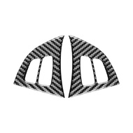 Carbon Fiber Car Steering Wheel Button Decals Cover Trim Stickers Accessories for BMW- X5 X6 E70 E71