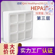 適配iqair空氣淨化器healtro250過濾網除霧霾粉塵第三層過濾芯