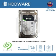 SEAGATE Exos™ 8TB 7.2K 6G SATA 512e 3.5" HDD // ST8000NM0055 // 1RM112-00X