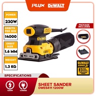 DEWALT DWE6411-B1 230W 1/4 Sheet Palm Grip Sander  (DWE6411)