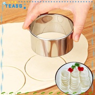 TEASG 3pcs Biscuit Mould Round Circle Baking Tool Bakeware Dough Slicer