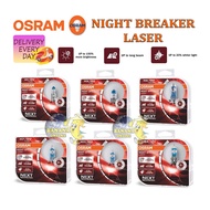 💯ORIGINAL💯 Osram Night Breaker Laser +150% Brighter Bulb 【1SET 2pcs】