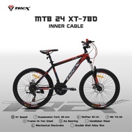 Sepeda Gunung Mtb 24 Trex Xt 788 21 Speed New Design 2020 Terlaris