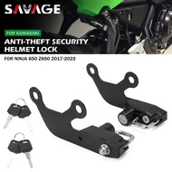 Helmet Lock For KAWASAKI Z650 NINJA 650 2017-2023 Z 650 Z-650 Motorcycle Accessories Rear Passenger 
