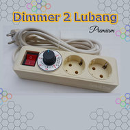Dimmer AC 2000w Pengatur Kecepatan Gerinda Dimer Stop Kontak Fungsi Ganda Peredup Lampu Pijar Kipas