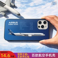 A350-1000 Airlines Airliner Airplane Model Long Staff Phone Case Guohuamijia Protective Case i2max3p