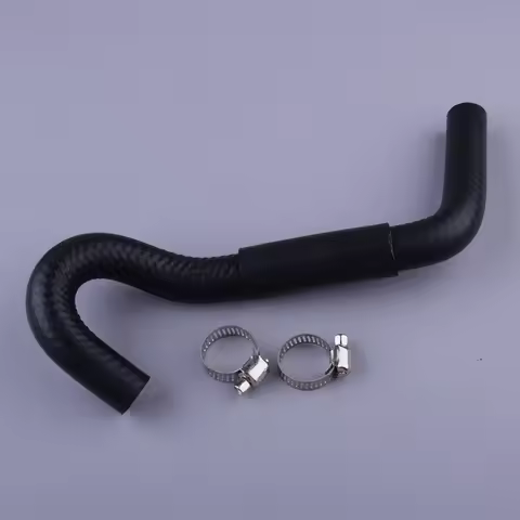 21306-AQ805 Black Rubber Oil Cooler Hose with Clamps Fit for Infiniti FX35 M35 G35 3.5L AWD