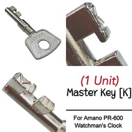 AMANO WATCHMAN CLOCK PR-600 MASTER KEY ( K )