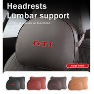 Automotive Headrest Car Neck Pillow Pair Seat Cervical For Volkswagen VW Jetta Golf4 5 6 Beetle CC B5 B6 B7 EOS GTI MK2