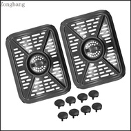 Zone Replacement Baking Tray with Rubber Bumpers Air Fryers Grill Pan Nonslip Rack for DZ401 DZ550 A