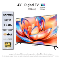 EXPOSE ทีวี 43 นิ้ว 43 inch TV Smart TV Digital TV ทีวีสมาร์ททีวี expose tv WIFI&YouTube&FULL HD ร