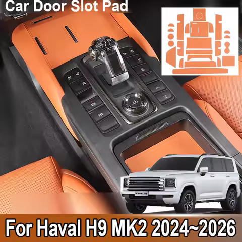 For Haval H9 Accessories MK2 2024 2025 2026 Car Door Slot Pad Interior Modification Center Console W