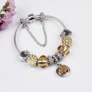 Gold charm bracelet (Comes with a beadless charm)