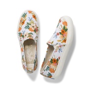 KEDS WF62681 KEDS X RIFLE PAPER CO. DOUBLE DECKER LIVELY FLORAL Women's slip-on sneakers floral print good