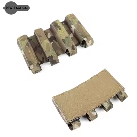 PEW Tactical Vest Dope SMG 9MM Bag Quadruple 4 Partition Mag Insert pouch for MP5 MP7 ARP9