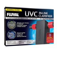 Fluval UVC In-Line Clarifier 3W UV Light , Up To 100 Gallons 400L