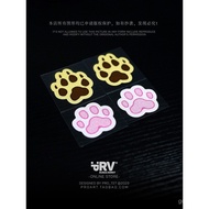 Popular PRV ® Original2015 Cat Paw Dog Paw Cute Funny Car Sticker Reflective Small Size Sticker