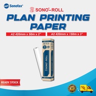 Sono-Roll Standard Grade Plan Printing Paper Roll - A2