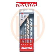 Makita 5pcs Masonry Drill Bit Assortment - Drill Bit Dinding - D-41040