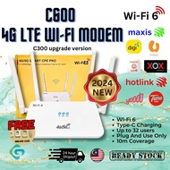 2024 C600 4G CPE Wifi Modem Version C300 Upgrade Wifi Router Home Sim Card