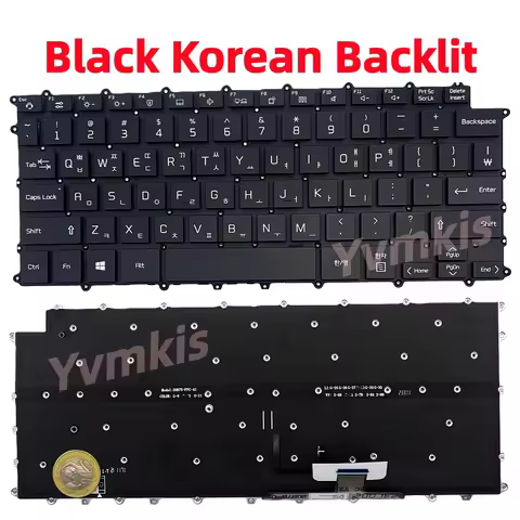 Korean/KR Backlit Keyboard For LG Gram 14Z90P 14Z95P 14Z90P-G/-K 14T90P 14T90R 14Z90Q 14Z90Q-K 14Z90