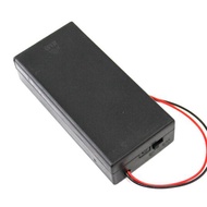3.7V 2x 18650 Battery Holder Connector Storage Case Box with ON/OFF Switch with Cable