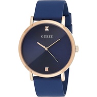 Guess Blue Dial And Silicone Strap Men Watch W1264G3