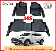 MG HS: Thảm lót sàn MAXXCAR nhựa TPE NGUYÊN SINH đúc 5D cho xe MG HS 2024 2025+ tràn viền CAO CẤP.