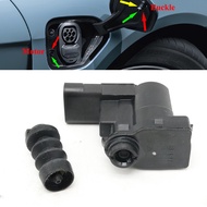 Car Charging Door Cover Spring Rebound Buckle Snap Charge Port Cap Lockpin Motor For Porsche Taycan 