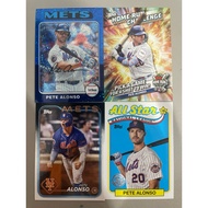 Topps Baseball Pete Alonso Chrome and Insert Card