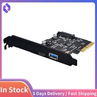 USB3.1 TYPE-C + TYPE-A Expansion Card ASMedia ASM3142 to 10Gbps