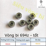 [Good quality] Bearing 694zz - mini bearing (small bearing) deep groove size 4x11x4 mm