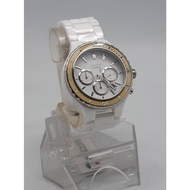 DKNY Quartz Chronograph Date OFF White Ceramic Watch #NY8187 (Women Watch)