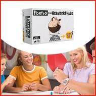 Card Games for Adults Deck Card Games Unique Word Guessing Family Games Portable Interactive Board G