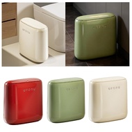[mojotorw7] Bathroom Waste Bin, Compact Waste Container with Lid, 12L, Living Room, Bathroom, Waste 